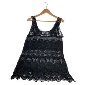 Solitaire Crochet Beach Coverup